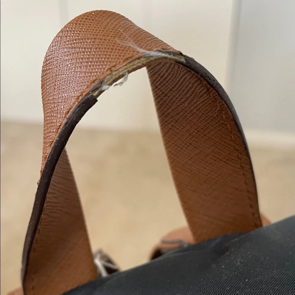 Elegant Michael Kors Navy and Tan Backpack